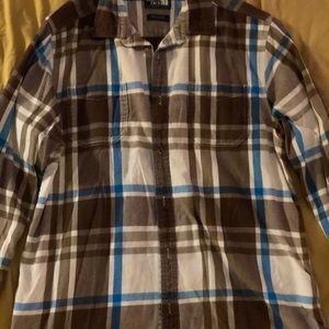 NorthFace Men’s flannel button down shirt